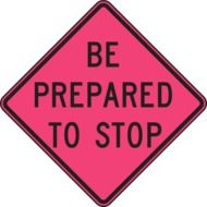 be prepared to stop sign drawing