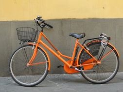 Orange bike