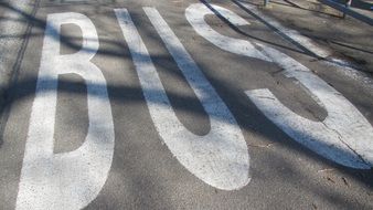 road at the bus station