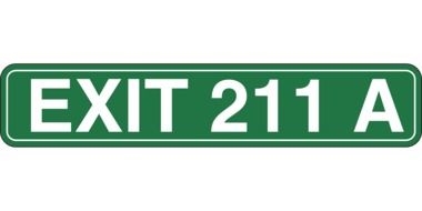 car road information exit 211 a