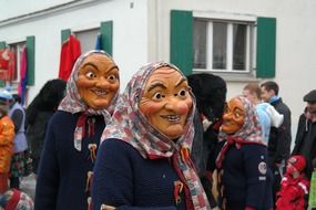 carnival granny masks