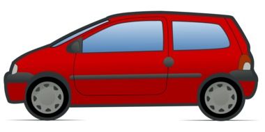 Clipart of red car