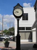 clock sidewalk