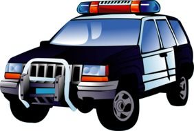 Ä°llustration of police car
