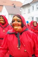 carnival masks old ladies