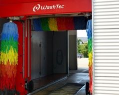 car wash auto clean rag colorful