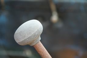 Detail of an old car