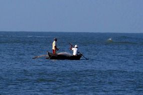 fishing boat in waters near india