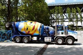 concrete mixer vehicle