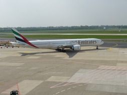 Aircraft in a airport