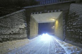 passage under the bridge