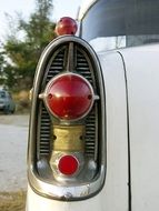 headlight on the car in Cuba