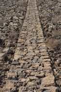 stones walking path