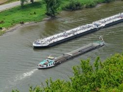 ships to transport goods on the water