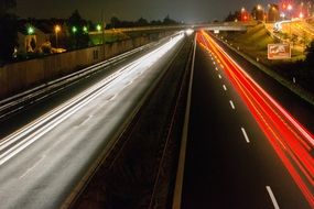 lights along the route