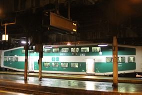 Train at the railway station