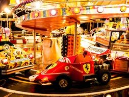 Ferrari on the carousel