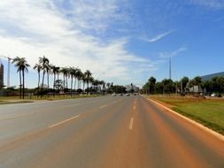 Beautiful street in Brasilia