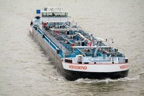 ship on the rhine river