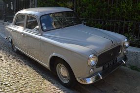 Classic vintage car on a street