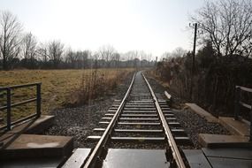 railway near the field