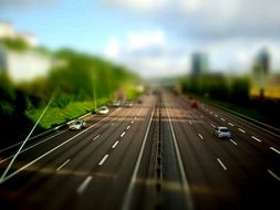 motorway in Gothenburg, Sweden