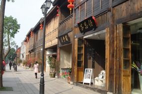 view of the street in fuzhou