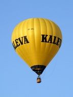 yellow hot air balloon kaleva