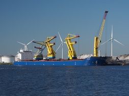 ship in atlas harbor amsterdam