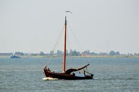 ship on sea water