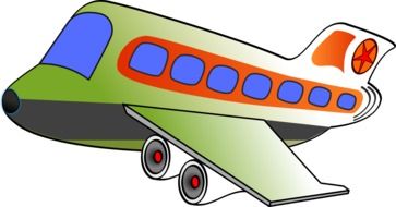 drawing of an airplane in computer graphics