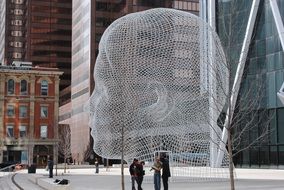 head monument in Calgary