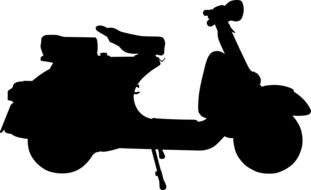 black scooter picture