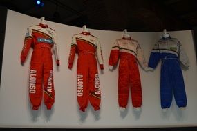 Formula 1 racing suits