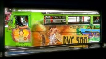 jeepney art t drawing