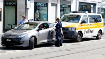 traffic police at work in city