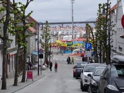 Street near Fjord, Norway