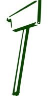 graphic image of a wooden blank sign