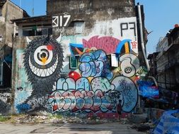 street art graffiti bangkok