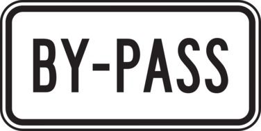 car pass way drawing