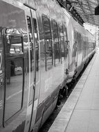 Picture of train on a railway station