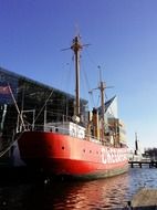 ship in inner harbor in baltimore