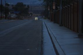 Rainy and dark street