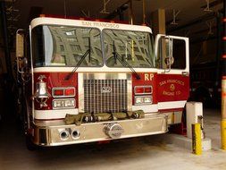 fire truck as a means of rescue