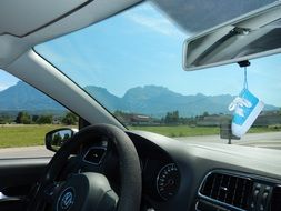 interior of VW car