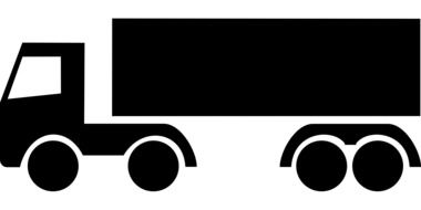 drawing of a black truck