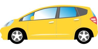 yellow auto drawing