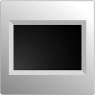white plasma with black screen