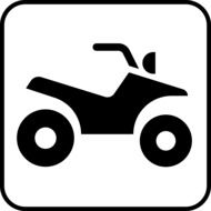 quad bike drawing