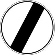 end of speed limit, traffic sign